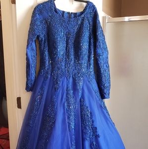 Royal blue Jovani dress